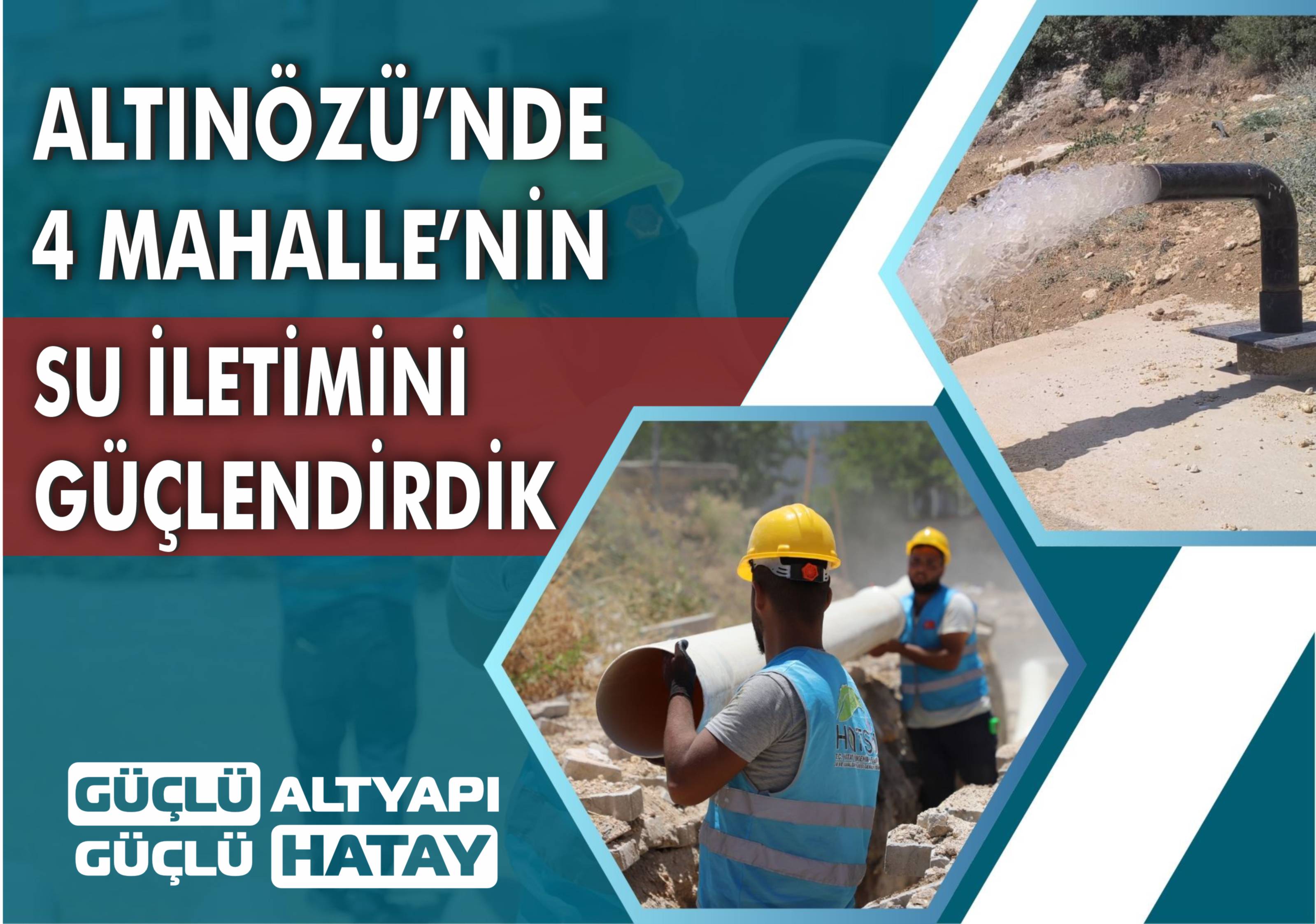 Altınözü\'nde 4 Mahallenin Su Kapasitesini Arttırdık